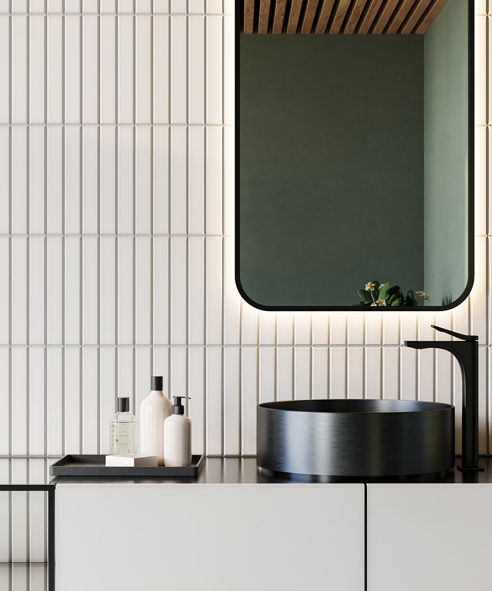 Vanity and mirror