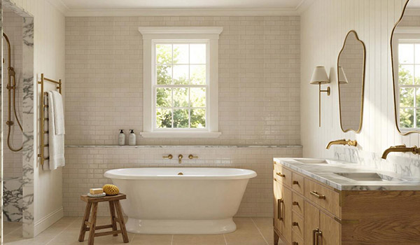 Vintage bathroom style